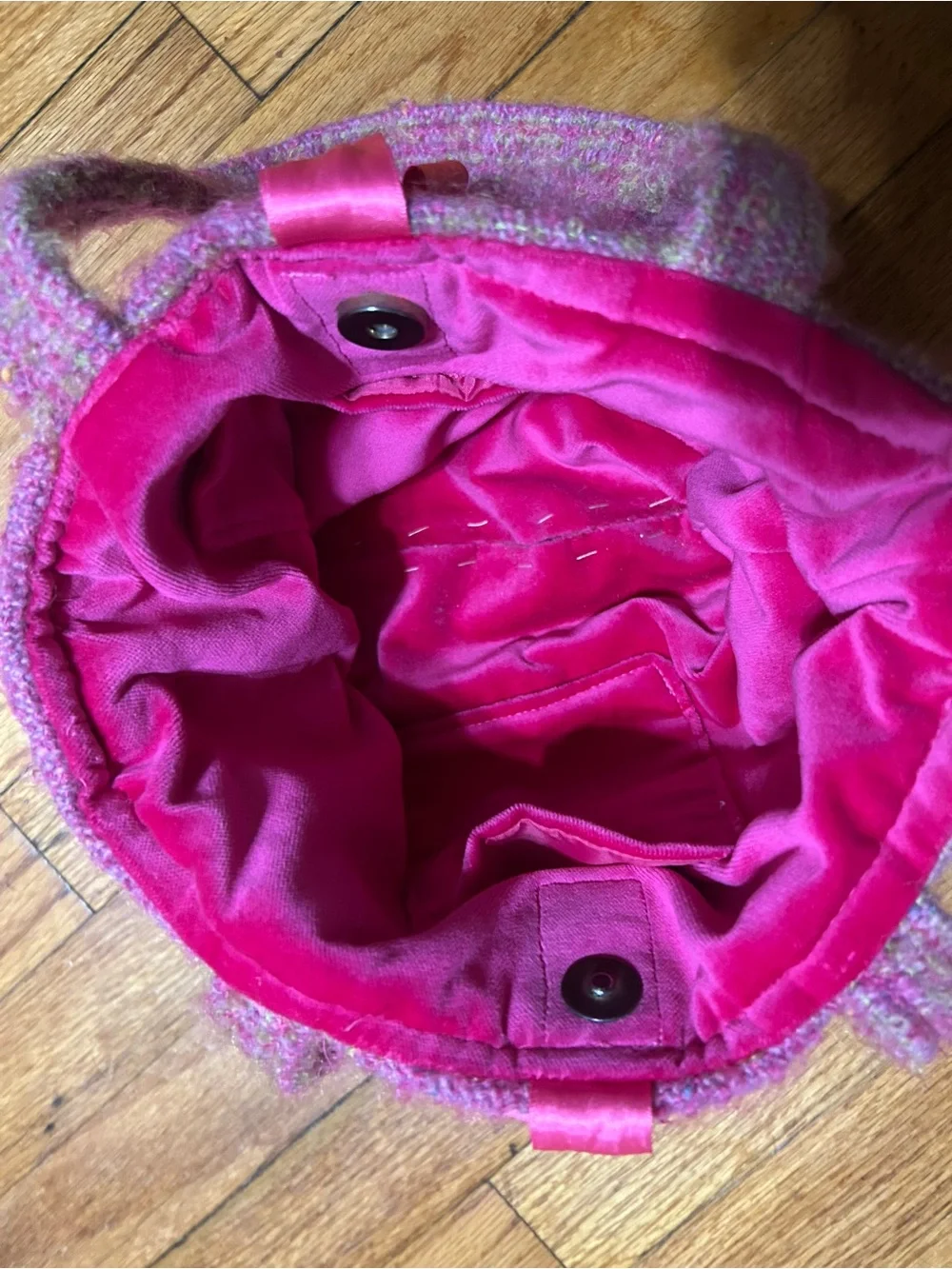 Pink  Tote Bag Coquette Bow Chain Hand Purse Barbiecore Y2K